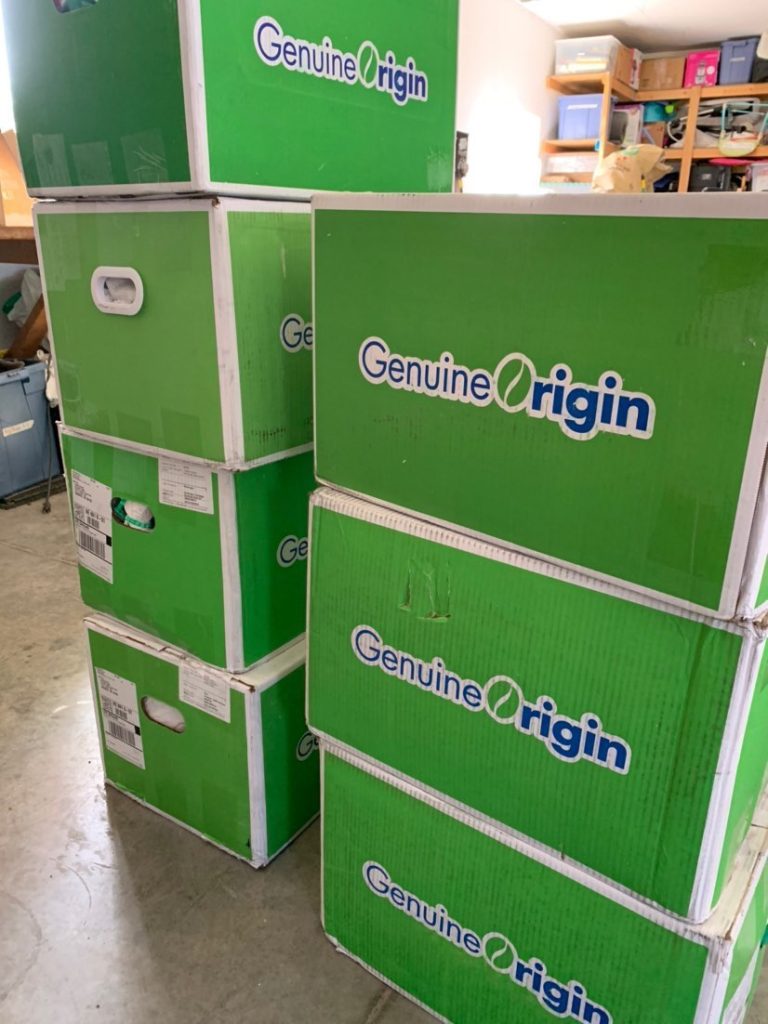 Green Coffee Boxes received