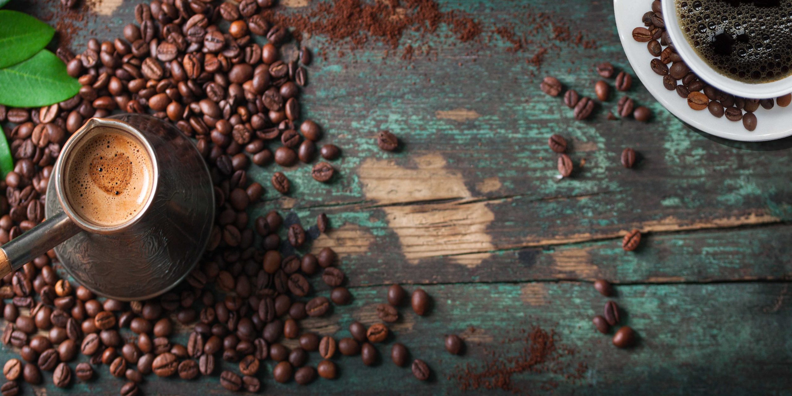 Fresh roasted coffee beans