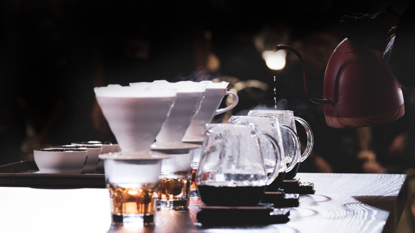 Caffeine in coffee is affected by brew methods