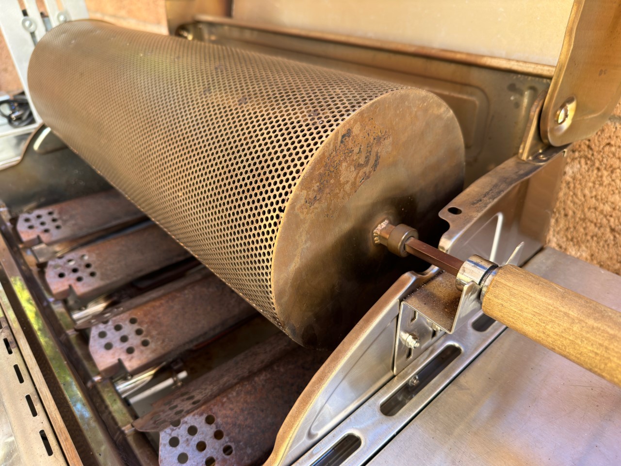 8lb RK Drum Roaster for the grill